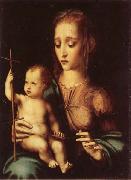 Madonna and Child with Yarn Winder MORALES, Luis de